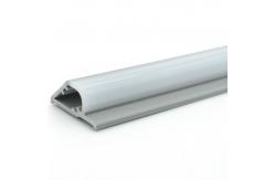 China Medical Equipment White Plastic U Channel Trim Deformation Resistant Plastic Angle Trim supplier