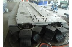 China Double Wall Corrugated Plastic Pipe Machine Horizontal Structure supplier