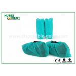 Blue White Green Color Breathable Disposable Non-Woven Shoe Cover for keep clean for sale