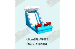 China Clown Inflatable Slide With Elephant Theme For Children Fun Park supplier