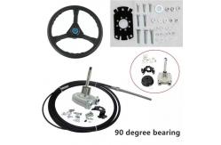 China 16Ft Marine Steering Wheel Outboard 90 Hp Rotating Mechanical Steering System supplier