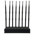 Adjustable 8 Antennas High-power Cell phone 2.4G 5.8G 5.2G Wifi Jammer Signal Blocker for sale