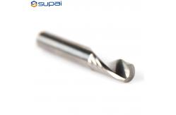 China Single Flute Carbide End Mill Custom Diameter For Acrylic Cutting Tool OEM supplier