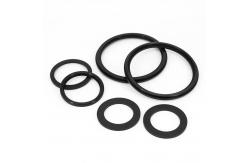China Custom Black Silicone Rubber Gasket Silicone Rubber Seal O-Ring supplier