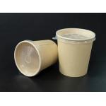 No Deformation Paper Biodegradable Soup Cups Disposable 16oz For Home for sale