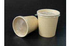 China No Deformation Paper Biodegradable Soup Cups Disposable 16oz For Home supplier
