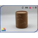 Christmas Product  Kraft Paper Tube Packaging CMYK 4C Printed Customized Logo for sale