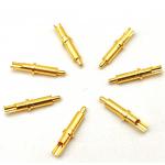 High Current Pogo Pin Connector DC 12V Spring Loaded Zinc Alloy Housing Material for sale