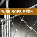 Ss 304 316 Stainless Steel Rope Mesh For Bird Cable Wire Mesh for sale