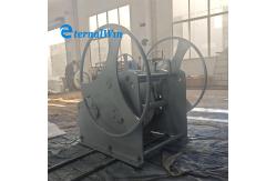 China 40T Marine Boat Manual Towing Winch With Wire Rope  50m Drum Capacity supplier