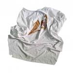 100kg Packaging 85% Cotton White Cleaning Rags for sale