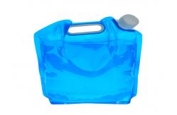 China Foldable Resealable Stand Up Pouches  5 / 10 Liter With Portable Handle supplier