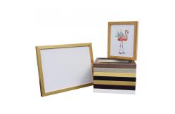 China White 10x10 Thin Wood Picture Frames For Home Decoration supplier