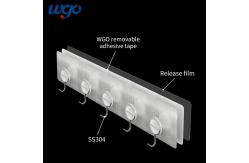 China No Drilling Holes / Install Tools Needed Wall Hooks Organizer Self Adhesive supplier