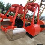 Hydraulic Four Rope Crane Grab Building Material Clamshell Grab Bucket for sale
