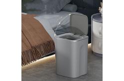 China Smart Sensor Ipx5 Waterproof Trash Bin Small Plastic Touchless Trash Can supplier