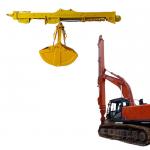 BS900E Excavator Mounted Telescopic Arm 3 Sections For Digging Deep Basement