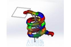China OEM ODM Body Spiral Swimming Pool Water Slide Single Open oxidation UV resistant supplier