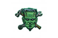 China Applique Iron On Embroidered Badges , Merrowed Halloween Patches For Clothes supplier
