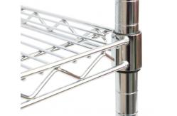 China Adjustable Kitchen 5 Layer Steel Wire Shelf Chrome Plated supplier