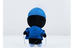 China Huggable Soft Plush Toys Super Soft Fabric Cusomized Logo High Elasticity supplier