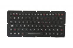 China IP65 EMC silicone industrial keyboard used for ruggedized computer supplier