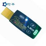 Waterproof Led Membrane Switch Metal Domes Tactile Back Light LGF Design for sale