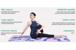 China Antibacterial Lightweight Rectangle Microfiber Yoga Towel supplier