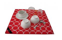China Microfiber Printing Cloth Decorative Dish Drying Mat supplier