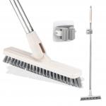 V Shaped Bristles Floor Scrub Brush With Long Handle for sale
