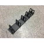5 Piece Rings Horizontal Cable Manager , 2u Rackmount Cable Management for sale