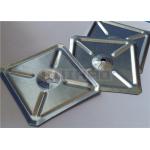60x60mm Square Self Locking Washer Use To Fasten Stud Welding Insulation Pins for sale