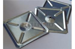 China 60x60mm Square Self Locking Washer Use To Fasten Stud Welding Insulation Pins supplier