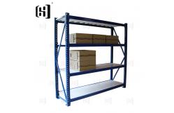 China Metal Wire Net Grid Panel Warehouse Storage Shelves Iron Light Duty supplier