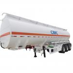 CIMC manufactures high-quality three-axle liquid tank cars with a maximum load capacity of 60000L for sale