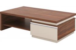 China 1.4M Modern Square Coffee Table With Steel Legs Fine Workmanship supplier