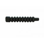 Black Cable End Fittings Rubber Bellow Rubber Dust Boots Customized Size for sale