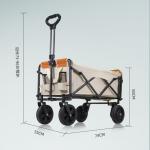 High Powered Off Road Sit Down Electric Wagon Cart / Electric Pull Wagon for sale