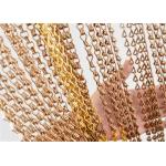 Supermarket 5m Width Decorative Wire Mesh Aluminum Chain Link Curtains for sale
