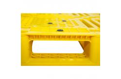 China Heavy Duty Large HDPE Four Way Entry Euro Plastic Pallet 1200X1000X150mm supplier