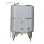Miller Jacket  2000 Litre Food Grade Stainless Steel Bulk Tanks Sanitary Valve for sale