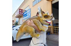 China Realistic Animatronic Baby Dinosaur Puppet for Dino Park and Show supplier