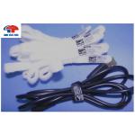 Heavy Duty White Hook Loop Cable Ties Bulk ,  Reusable Cable Ties for sale