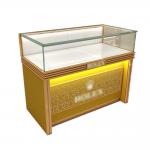 Metal Glass Counter Display Cabinet For Shop Jewelry Cases Luxury Window Exhibition for sale