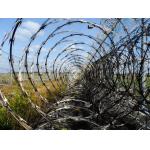 Galvanized Security Fencing Concertina Price Anti Climb Blade Barbed Wire Prison Razor Barbed Wire for sale