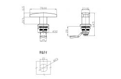 China RV Trailer T Handle Lock Electric Box Cabinet Lock Toolbox Lock supplier
