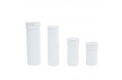 China Customized Plastic Packaging Vitamin C Effervescent Tablet Tube with Desiccant Cover supplier