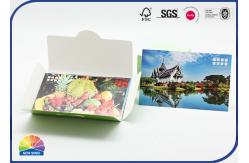 China Postcard Folding Carton Box Print Envelope Shape Paper Box supplier