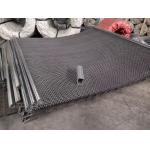 Black Iron Square Woven Crimped Vibrating Screen Mesh 1.5mx1.95m