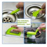 Nylon Bristles 6pcs Tile Joint Brush Set Cleaning Scrubber